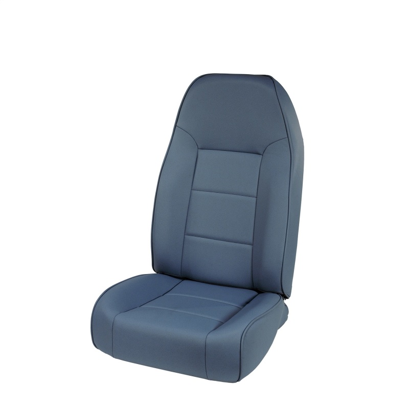 Jeep CJ High-Back Seat - Front - Rugged Ridge - Non-Recline - Blue - `76-`02